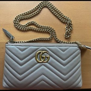 Authentic Gucci Marmont Wallet on a Chain